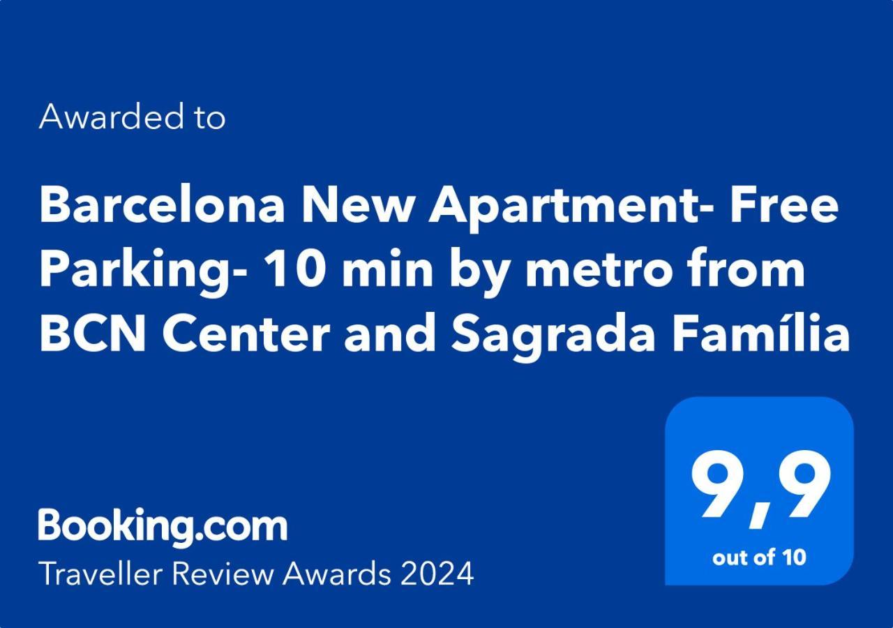 Barcelona Chic Apartments- Free Parking - 10 Min From Bcn City Centre By Metro Luaran gambar